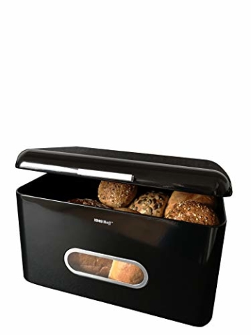 Brotkasten XXL Mit Zerkleinertem Diamant-Design – Verspiegelt, 35x15x15 Cm, Küchendeko